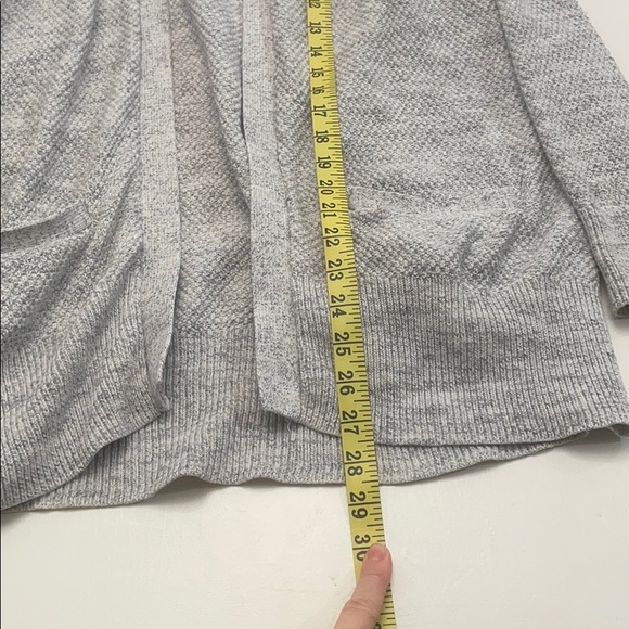 Abercrombie & Fitch cotton grey open front sweater - Picture 6 of 6